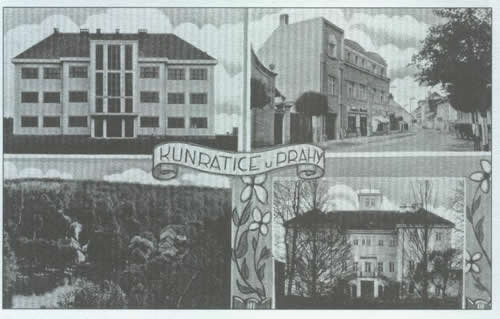 Obr.14- Kunratice 2. polovina 30. let 20. století