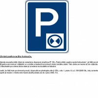 Parkovací hodiny mění režim parkování v ulici K Libuši Parkovací hodiny
