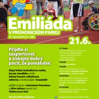 Emiliáda, která se bude konat 21.6.2015 v Průhonickém parku.