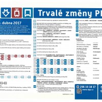 Od soboty 29.dubna 2017 dojde v provozu autobusové dopravy k některým trvalým změnám 