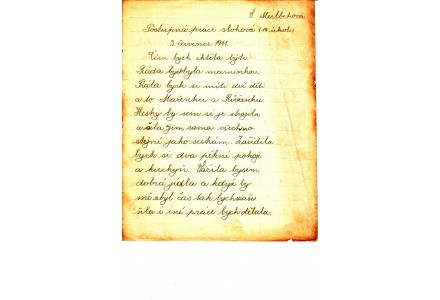 Fotografie - škola v Kunraticích