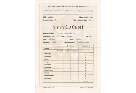 Fotografie - škola v Kunraticích