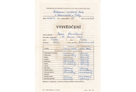 Fotografie - škola v Kunraticích
