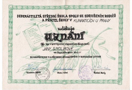 Fotografie - škola v Kunraticích