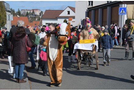 11 masopustní průvod masek v sobotu 25.2.2017
