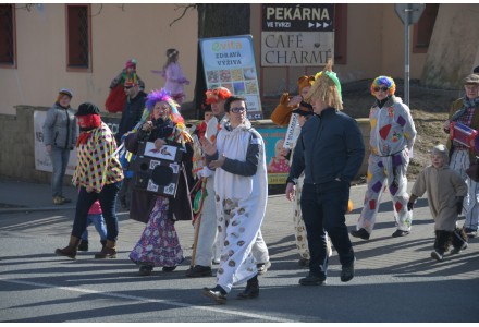 11 masopustní průvod masek v sobotu 25.2.2017