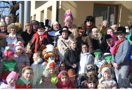 11 masopustní průvod masek v sobotu 25.2.2017