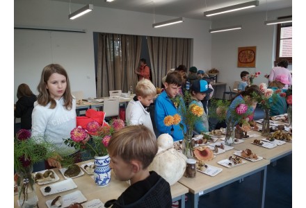 Jiřinky a houby 2017