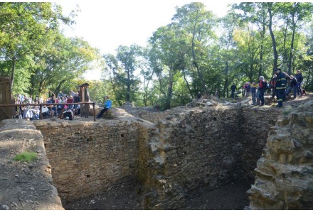 Nový hrad slavnostní otevření po sananci