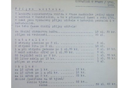 Fotografie - škola v Kunraticích