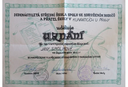Fotografie - škola v Kunraticích