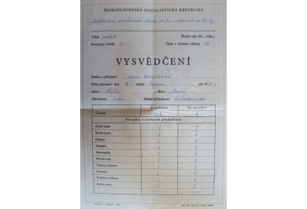 Fotografie - škola v Kunraticích