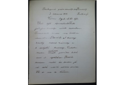 Fotografie - škola v Kunraticích