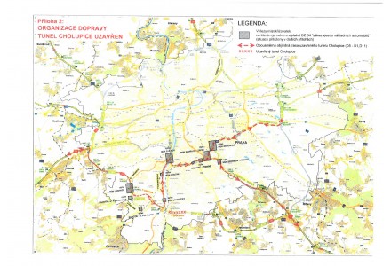 13.1. a 3.2.2017 uzavřen Cholupický a Lochkovský tunel